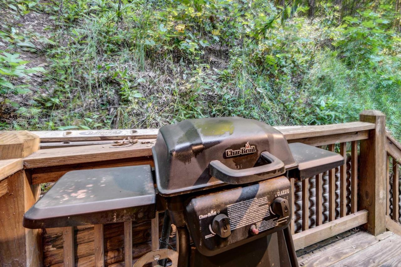 Waynesville Cabin With Covered Deck And Fire Pit! Lake Junaluska Екстериор снимка